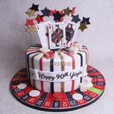 M.11.d POKER - Men Birthday Cakes - WILTON PATISSERIE